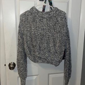 NWOT garage speckled bubble sweater